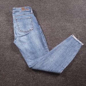 Kut from the Kloth Women CARLO Ankle Skinny Jeans‎ Size 2 Raw Hem Stretch Denim